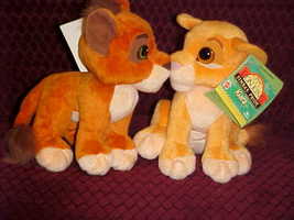 Kovu and Kiara Kissing Nose Touch Plush Toys Disney Simbas Pride Mattel Tags &#39;98 - £159.90 GBP