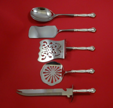 Chantilly by Gorham Sterling Silver Brunch Serving Set 5pc HH w/Stainless Custom - £256.48 GBP