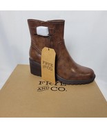 Frye and Co. Women&#39;s 10 Addison Brush Brown Ankle Chelea Boots NEW Vegan... - $83.93 CAD