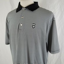 Peter Millar Polo Golf Shirt Summer Comfort WGA XL Stripe 3 Button, Poly... - $24.99