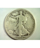 1918 WALKING LIBERTY HALF DOLLAR VERY GOOD+ VG+ NICE ORIGINAL COIN BOBS ... - £18.85 GBP