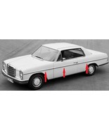 for Mercedes W114 coupe body moulding trims 8 PCS set for doors fenders ... - $312.62