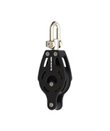 Sailboat 57 mm  Aluminum Single Becket Block Torlon Roller Delrin Balls ... - $295.23 CAD