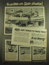 1952 Scott-Atwater Shift Outboard Motors Ad - You get more with Scott-Atwater - £14.76 GBP