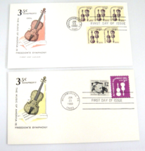 Music Freedom Symphony FDC Farnam Cachet 1st Day Issue Nonprofit 3.5¢ 1980 Lot 2 - £2.36 GBP