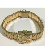 14k Yellow Gold Diamond Antique Bracelet Mechanical Women&#39;s Watch - $57,660.53 MXN