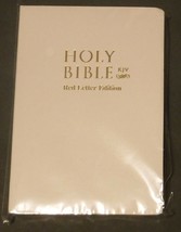 Holy Bible - King James Version Red Letter Edition New White - £5.32 GBP