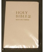 Holy Bible - King James Version Red Letter Edition New White - $6.79