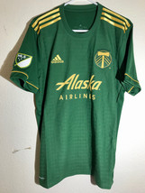 Adidas MLS Jersey Portland Timbers Team Green Men&#39;s L - $19.79