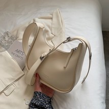 Yogodlns Vintage Half-moon  Bag For Women Soft Leather Underarm Bag New Crossbod - £54.00 GBP