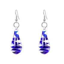 10 pair Murano Glass Flower Drop Earrings Water Droplet Women Statement Earrings - £58.56 GBP