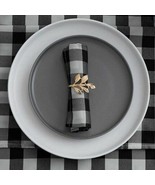 20&quot; x 20&quot; ~ Black &amp; White Check ~ Polyester ~ Stain Resistant ~ Fabric N... - $30.69 CAD