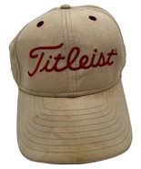 TITLEIST by NEW ERA STRAP BACK ADJUSTABLE CAP HAT TAN RED OSFA - $15.55 CAD