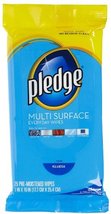 Pledge Multi-Surface Cleaner Wet Wipes, Cloth, 7 x 10, 25/pack, 12/carton - £66.00 GBP