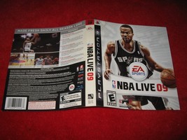 NBA Live 09: Playstation 3 PS3 Video Game Case Cover Art insert - £0.75 GBP