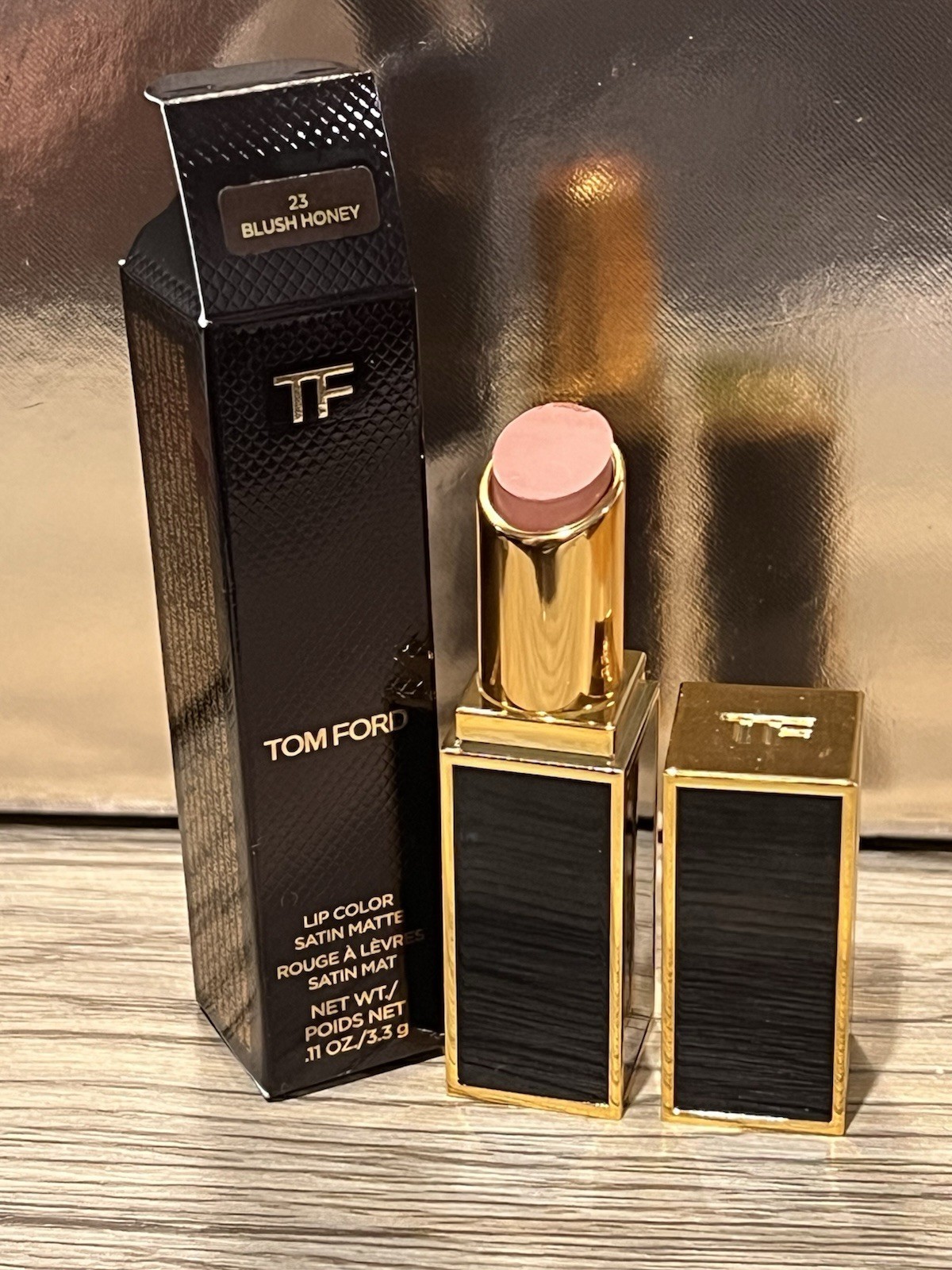 Tom Ford Lip Color 23 BLUSH HONEY Satin Matte full size New in Box - $44.54