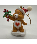 Care Bears Tenderheart Candy Cane &amp; Santa Hat 2005 Christmas Ornament - £11.60 GBP