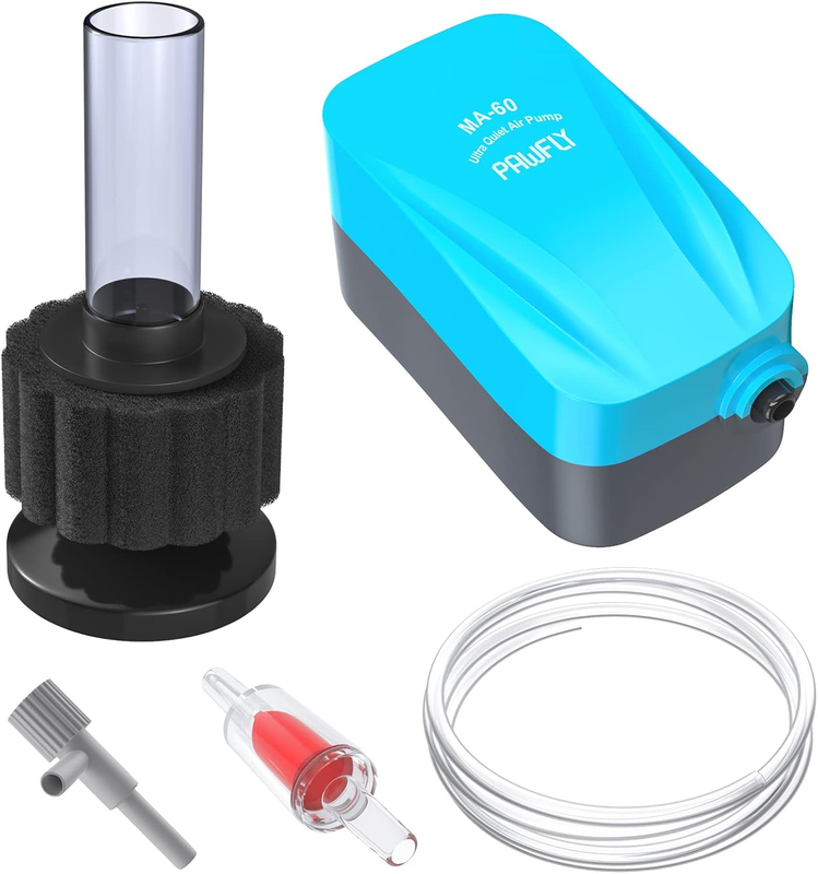 Pawfly Aquarium Air Pump with Nano Bio Sponge Filter Kit Air Control Valve Airli Item image 11