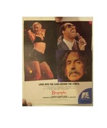 Madonna Frank Zappa Stevie Wonder Trade Ad Poster - $37.14 CAD