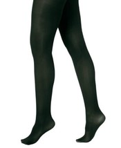 allbrand365 designer Womens Matte Opaque Tights Color Hunter Green Size X-Small - £11.59 GBP
