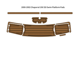 2000-2002 Chaparral 196 SSI Swim Platform Boat EVA Foam Teak Deck Floor ... - $281.00