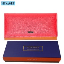 Free Gift New Women Long Magnetic Leather Wallet Female Fashion Hasp Purse Ladie - £62.76 GBP