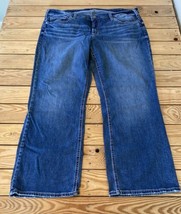 Silver jeans Co Women’s Elyse Slim Boot Jeans size 18 Blue Q2 - £23.58 GBP