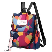 Fashion Anti-Theft Women Backpa School Bag Large Capacity Travel Bookbag Waterpr - £92.62 GBP