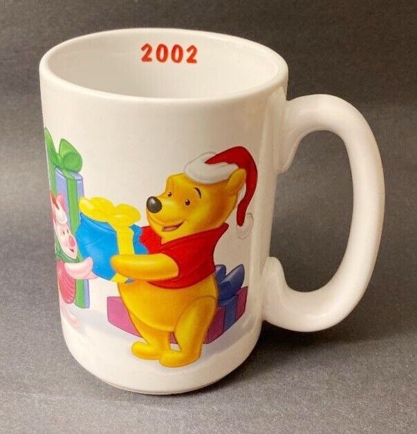 Primary image for Vintage 2002 Disney Winnie the Pooh Collectible Christmas Mug
