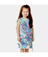 Lilly Pulitzer Little Lilly Classic Shift Dress Size 10 Bali Blue Once U... - $52.62 CAD