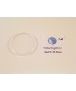 For SWATCH Watch Replacement Plexi-Glass Crystal 39.9mm No Date Spare Part C42 - $11.07