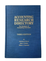 Accounting Recherche Annuaire: The Données De Accounting Literature 3rd ... - £13.44 GBP