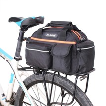 15L Bicycle Bike Bag Rear Seat Rack Trunk Bag For MTB Bike Saddle Bags Storage C - £34.46 GBP