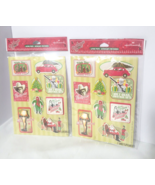 Hallmark Christmas Story Movie 3D Layered Paper Stickers 36 New Ralphie ... - $585.49 MXN