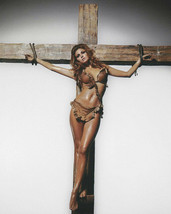 Raquel Welch One Million Years BC stunner in fur bikini tied to cross 8x10 photo - £8.49 GBP