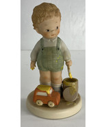 1990 Ensco Memories of Yesterday &quot;I&#39;se Been Painting - Boy with Paint Ca... - £7.75 GBP