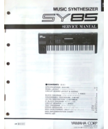 Yamaha SY85 Synthesizer Workstation Keyboard Original Service Manual, Sc... - €60,21 EUR