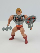 HE-MAN Battle Armor Figure MOTU Masters Of The Universe 2nd series 100% Complete - $63.35