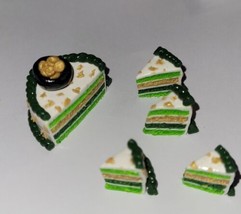 Dollhouse St Patrick&#39;s Day Cake #2  Irish Layer Decorated Sliced - £7.47 GBP