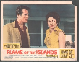 Flame of the Islands 11x14 Lobby Card #8 Yvonne De Carlo Howard Duff - £19.02 GBP