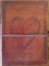 Leather Blank Book Handmade Corded Journal - $1,100.70 MXN