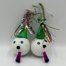 2000 Vintage Jack In The Box New Years (2) Antenna Balls Year&#39;s Advertising - £15.21 GBP
