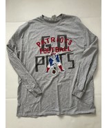 New England Patriots Junk Food Long Sleeve Shirt Size XL Gray - $27.67