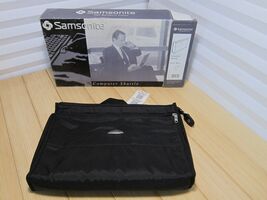 NOS SAMSONITE Black Laptop Shuttle Business Case Computer Bag Insert NIB... - $29.99