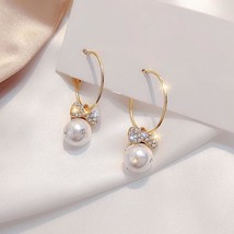 New 2020 fashion Elegant Water Drop  fine earrings sweet Korean shiny metal bowk - £7.01 GBP