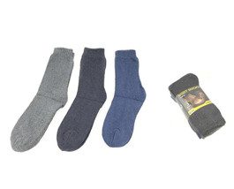 3 pack Men&#39;s Thermal Boot Sock Size 10-13 Long Hair Cushion Warm Comfort... - £6.99 GBP
