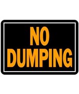 NO DUMPING Metal SIGN 10&quot;x14&quot; Fluorescent Weatherproof Aluminum posted H... - €19,76 EUR