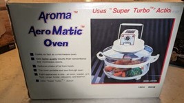 Vintage Aroma Aeromatic Oven AST-850 Turbo W/ Accessories Tested Nice Co... - £108.35 GBP