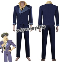 Anime Cowboy Bebop Cosplay Spike Spiegel Costume Halloween Outfit Uniform - £63.34 GBP
