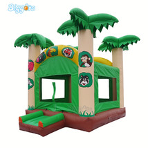 Palm Tree Inflatable Bouncer Bounce House Kids Play Game with Free Blower - £761.62 GBP